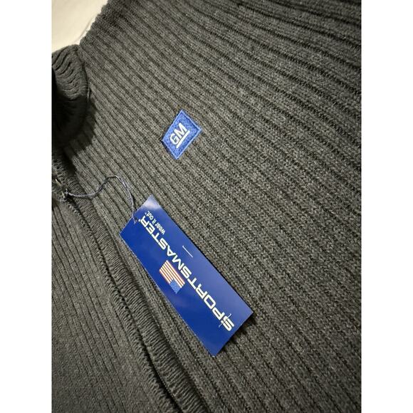 NWT GM Logo Sportsmaster Knitted Vest Size 2XL Made In USA 100% Cotton - Picture 2 of 8
